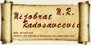 Mijobrat Radosavčević vizit kartica